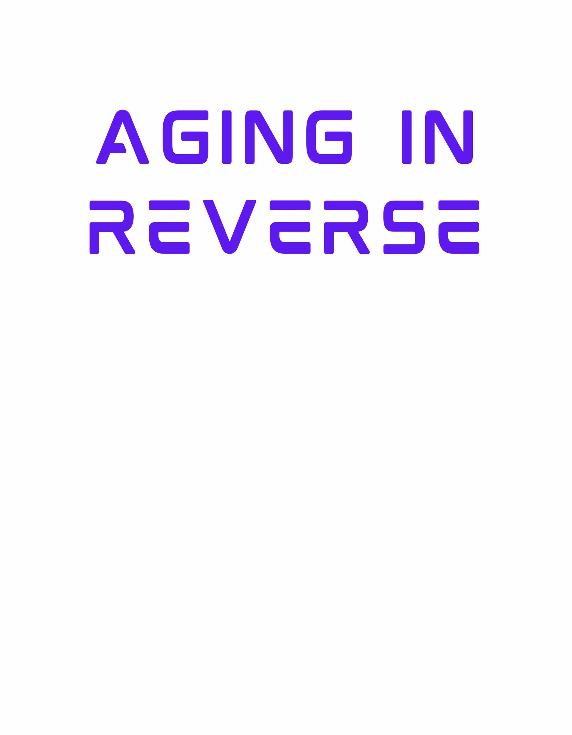 Aging in Reverse