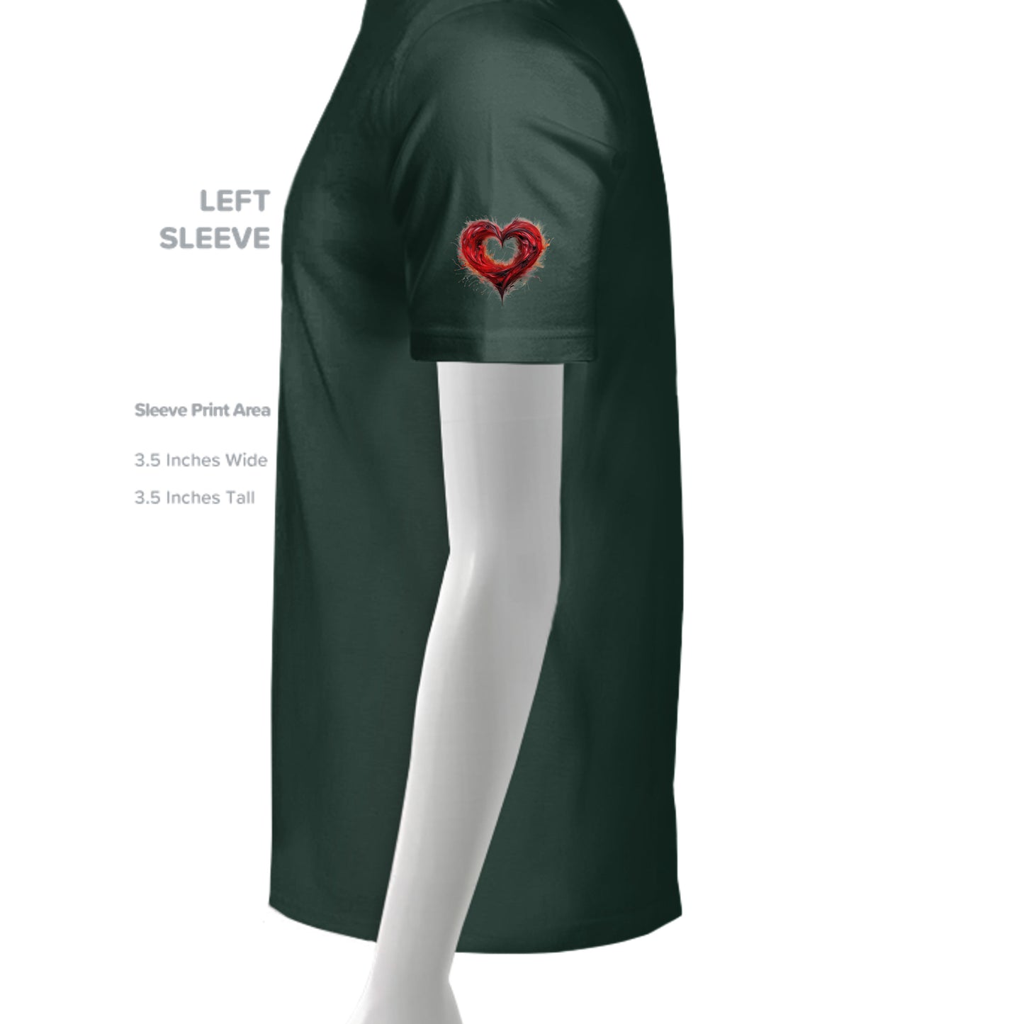 Hunter Green - 3001C - SLEEVE_LEFT