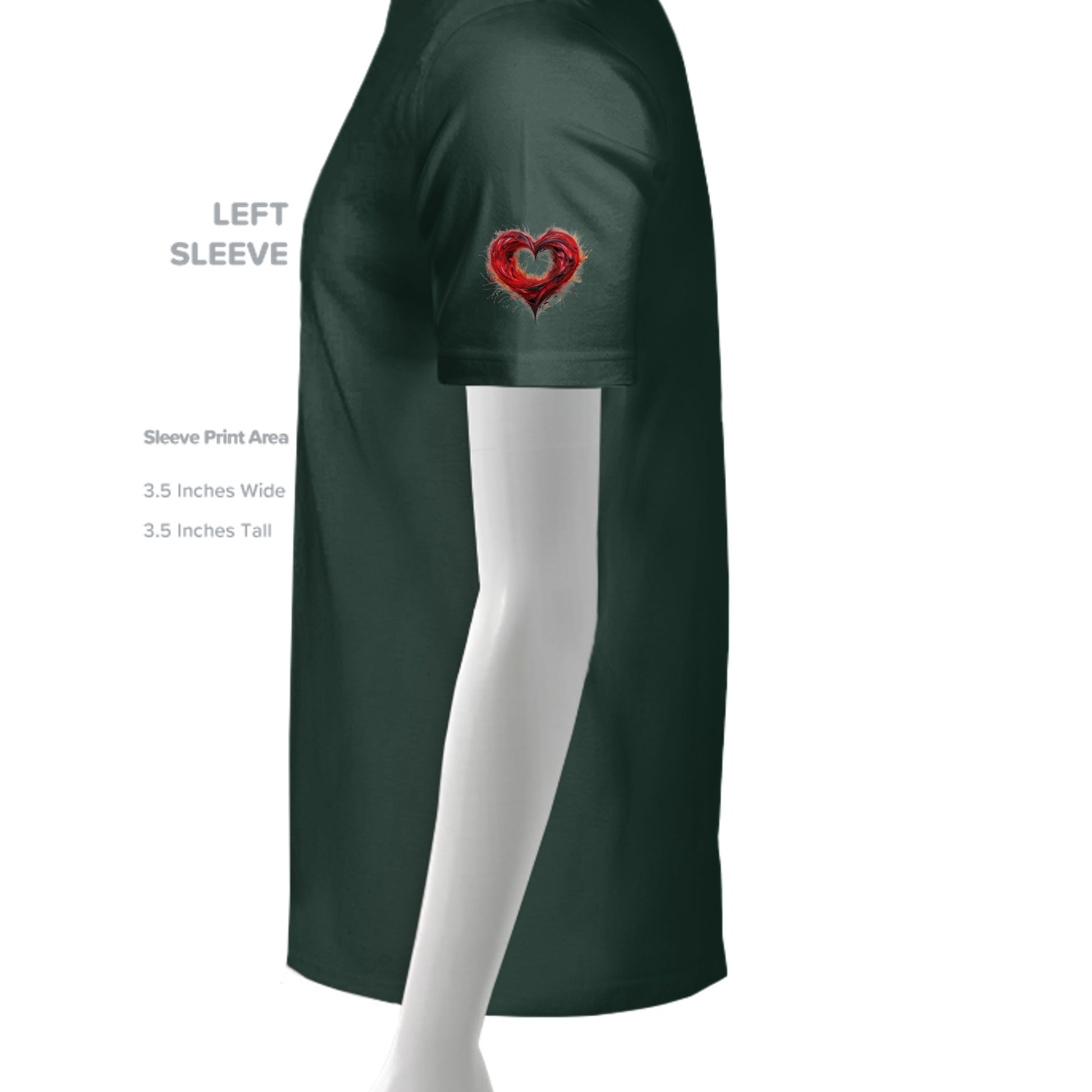 Hunter Green - 3001C - SLEEVE_LEFT