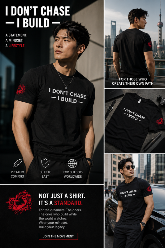 I Don’t Chase, I Build™ Graphic Tee